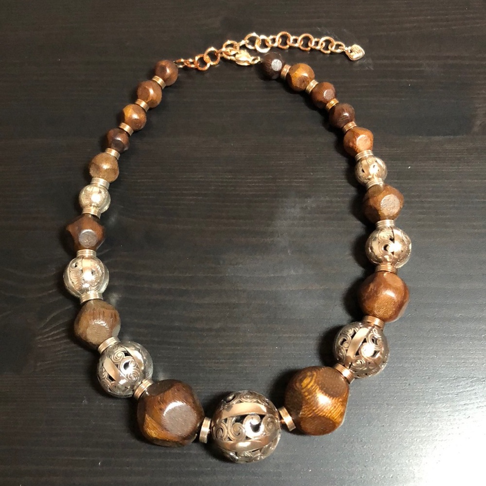 Brighton Wooden Bead Necklace